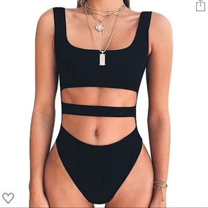 Women's Tank Top Cut Out Sleeveless BodiceBodysuit